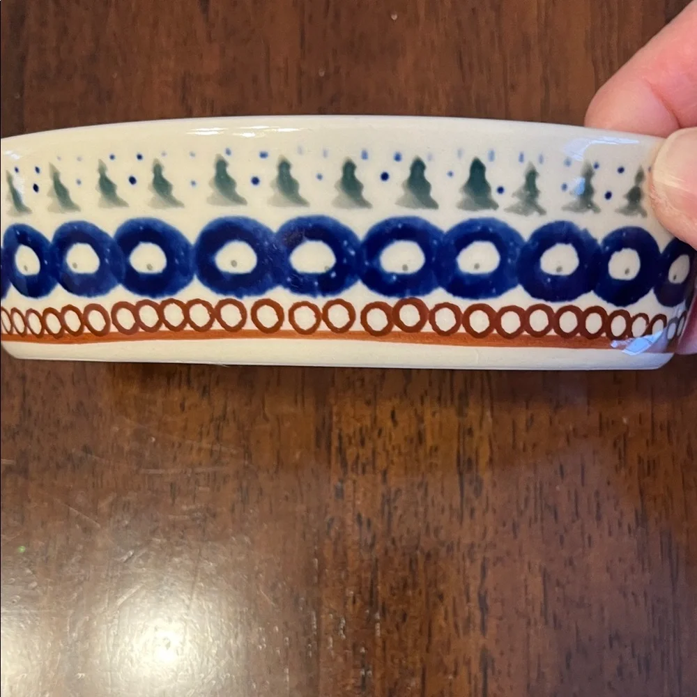 Boleslawiec Polish Pottery Oval Dish